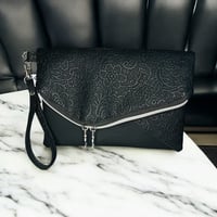 Image 1 of Custom Classic Foldover Clutch 
