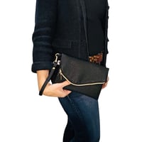 Image 3 of Custom Classic Foldover Clutch 