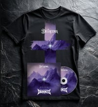 DELLACOMA SEARCHING FOR YOU IN THE DARKNESS T SHIRT + Deluxe CD BUNDLE