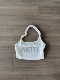 pretty crop top (sz medium) 
