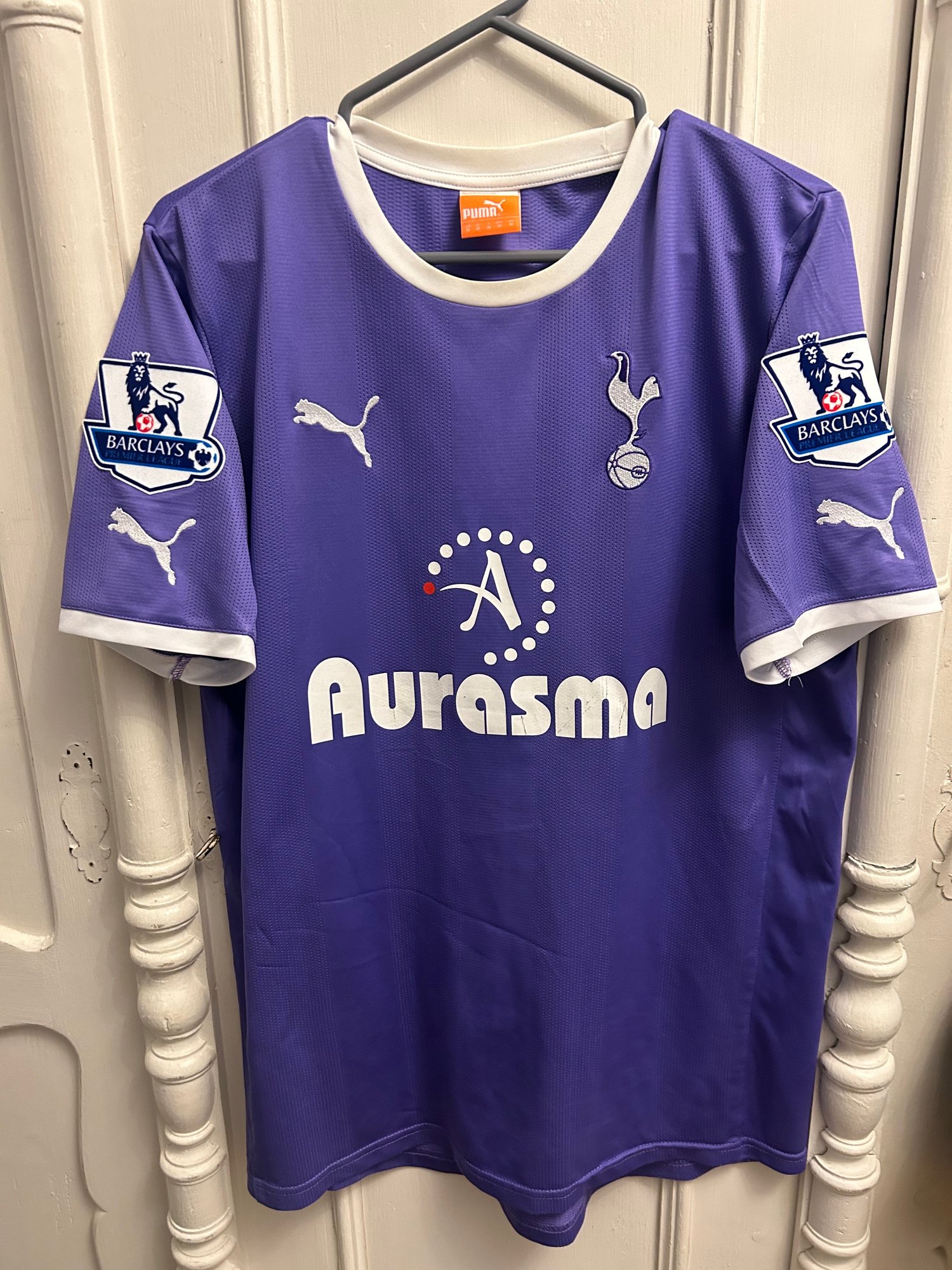 Image of Tottenham Hotspur “BALE 3” 2011/12 Away Shirt + PL patches (M)