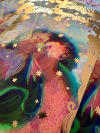 Image 3 of lake encounter foil print 