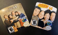 Image 2 of N64 Custom Vanity Cartridge Labels - Ultra64, Polybius, Seinfeld, Frasier