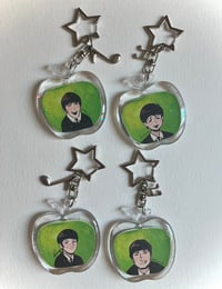 Image 2 of Beatles Apple Keychains