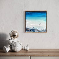 Image 2 of 'Dissapearing horizon' [Coastal study no.60] - 33x33cm, FRAMED