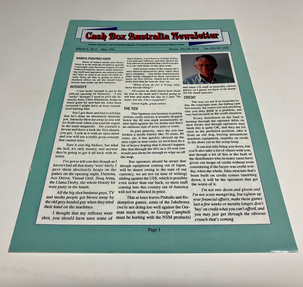 Image of Cash Box Australia Magazine