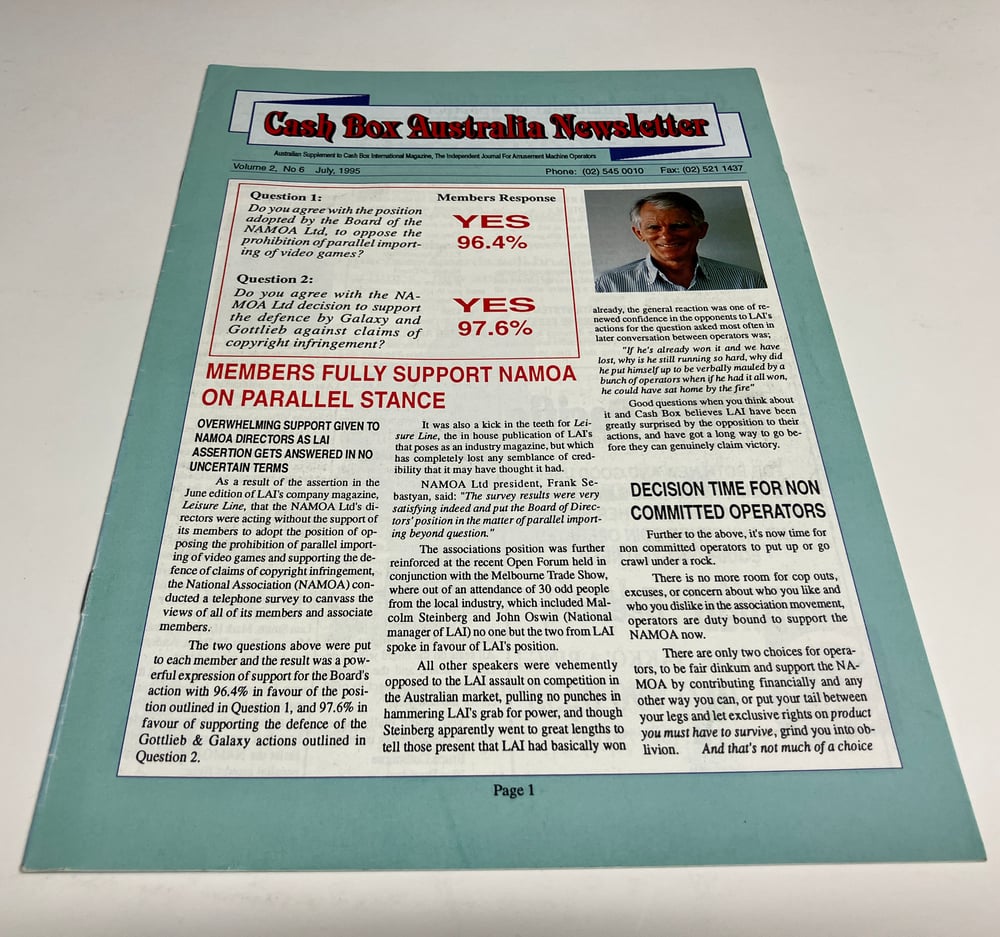 Image of Cash Box Australia Magazine