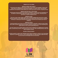 Image 2 of Our Melanin Runs the World Volume 1: Coloring Book for Adults