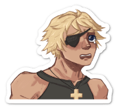 Image 1 of 3x3 Sin Kiske "poor lil meow meow" Sticker
