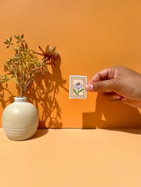 Image 3 of Cottagecore Waterproof Postage Stamp Sticker Pack |  Set of 4 Vinyl Stickers