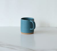 Image 3 of 8 oz mug in Dark Teal