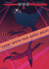 Image 3 of Crow Boss Battle Print