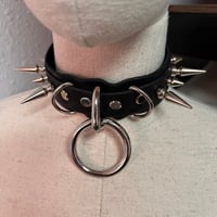 Image 2 of Heavy Spiked Bondage Collar