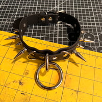 Image 3 of Heavy Spiked Bondage Collar