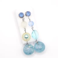 Image 2 of Blue Water Balloon Earrings 