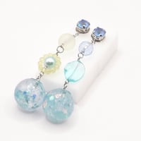 Image 1 of Blue Water Balloon Earrings 