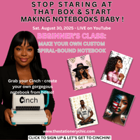 From Box to Notebook Baddie – Your Cinch Machine Debut