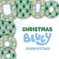 Christmas Bluey Overpatches