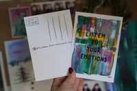 Image 1 of Postkarte "Listen to your emotions"