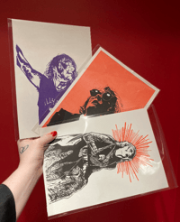 Image 1 of Gerard Way riso prints