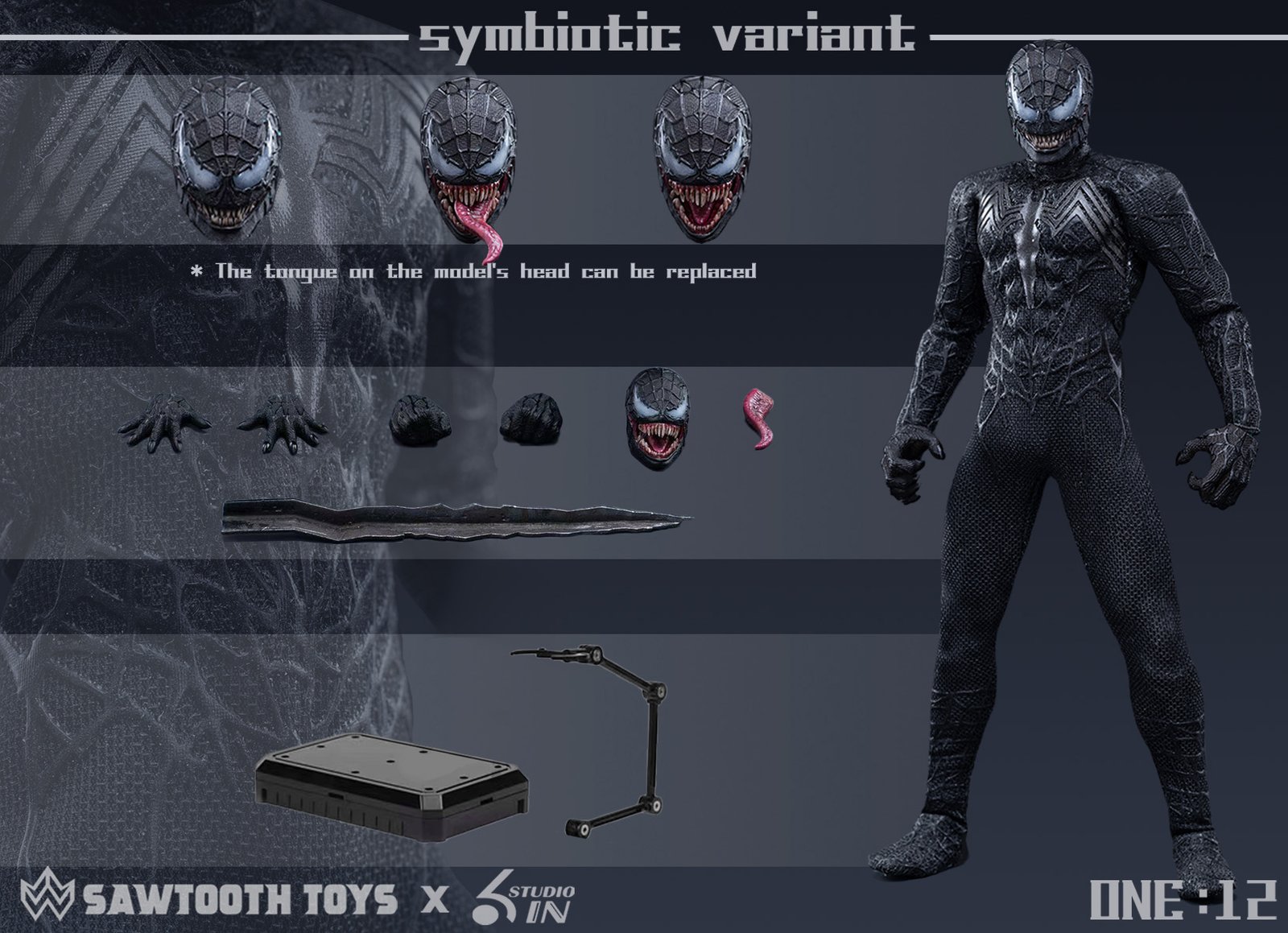 sold out】6in X sawtooth toys 1/12 Symbiont 2007 STM-20251 | 33TOYS