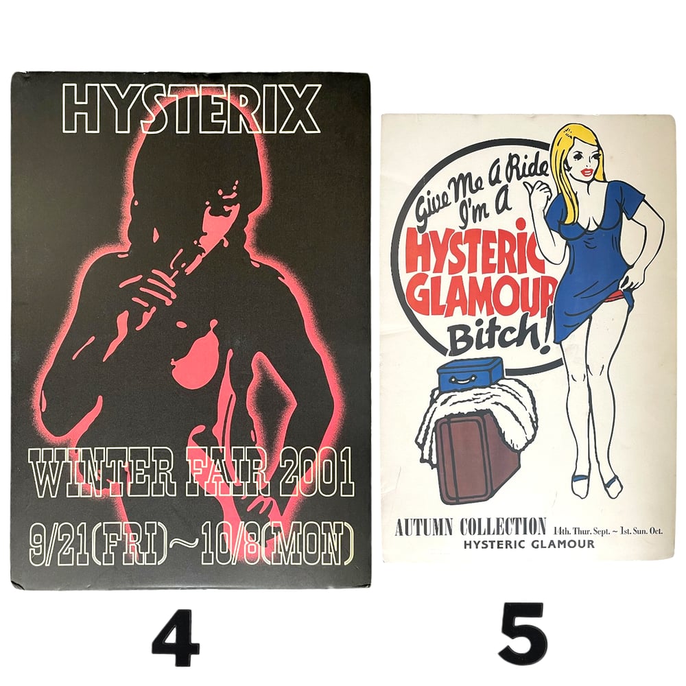 damaged hysteric glamour foam posters