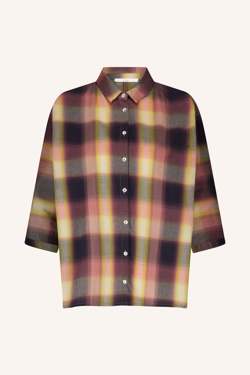 Image of 1-camisa blusa norel madras blouse | madras check
