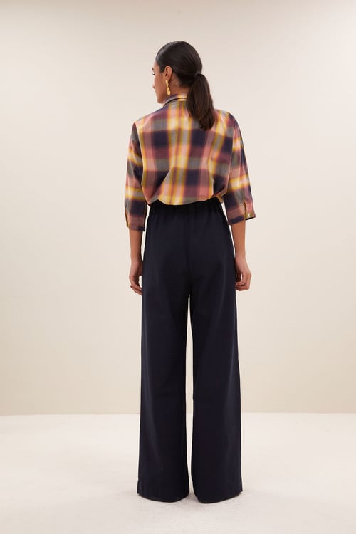 Image of 1-camisa blusa norel madras blouse | madras check