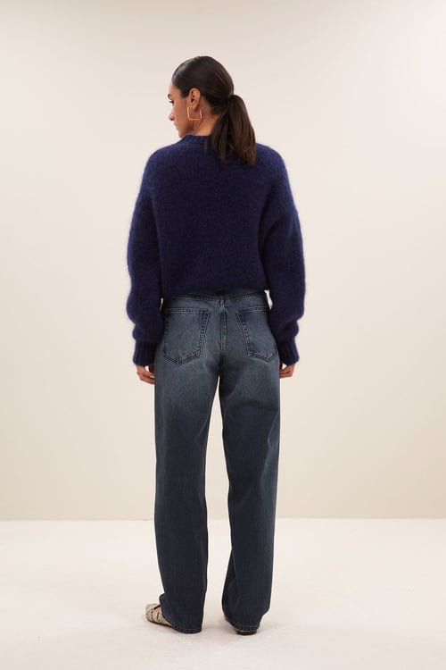 Image of 2-Pantalón lew dark denim pants | dark denim