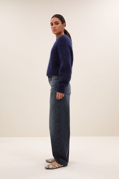 Image of 2-Pantalón lew dark denim pants | dark denim