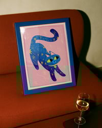 Image 3 of Cosmic Cat Art Print