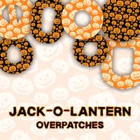 Image 1 of Jack O Lantern Overpatches