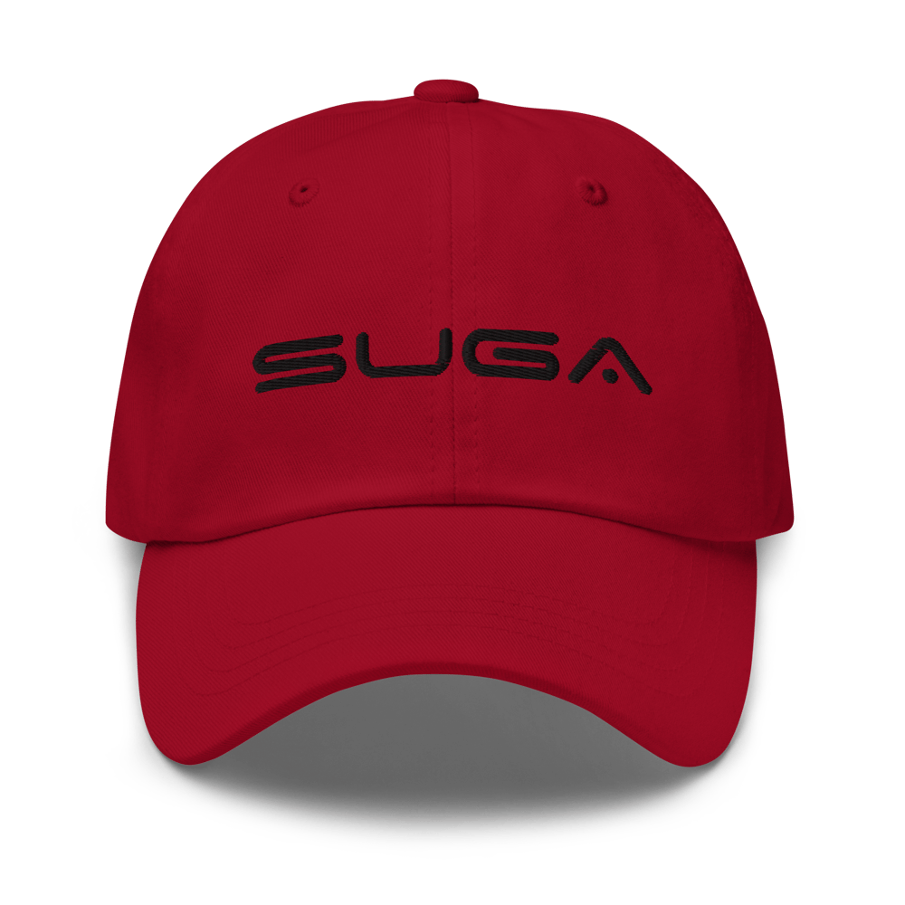 SUGA Classic Dad Hats letters black