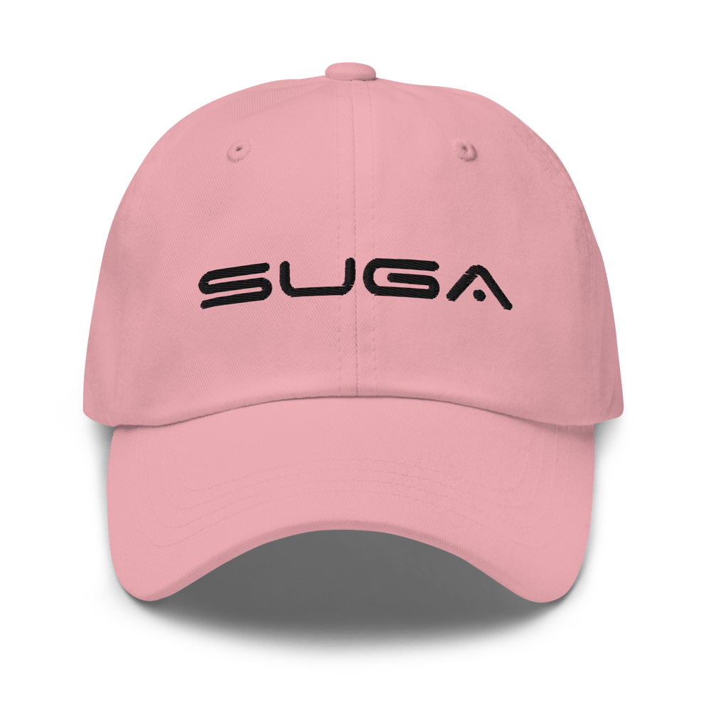 SUGA Classic Dad Hats letters black
