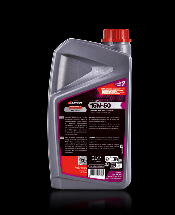 ULTIMA 15W50 HUILE MOTEUR 100% SYNTHÈSE 2L