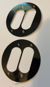 Image 1 of Super Nintendo Controller inlay - Black