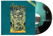 Image of VULCANO (BR) - "Devil on my Roof" LP (GREY/GREEN/BLACK Marble VINYL)
