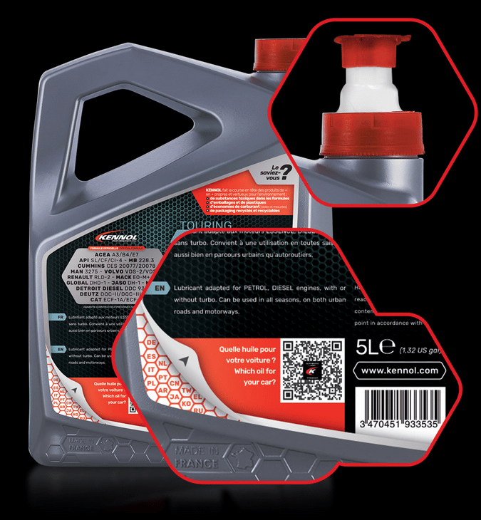 TOURING 15W40 HUILE MOTEUR MINÉRALE 5L