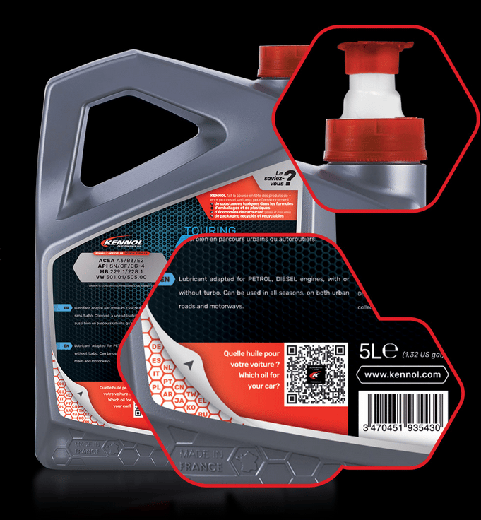 TOURING 20W50  HUILE MOTEUR MINÉRALE 5L