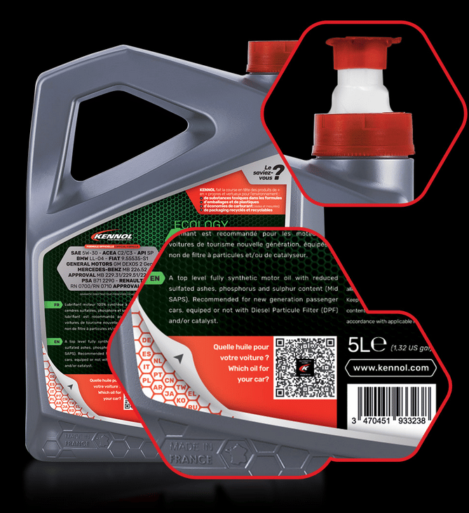 ECOLOGY C2/C3+ 5W30 HUILE MOTEUR 100% SYNTHÈSE 5L