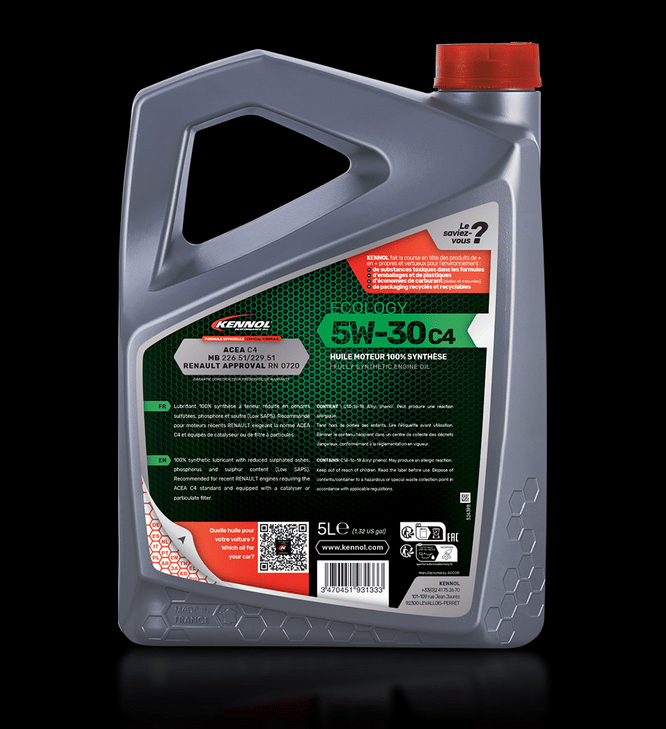 ECOLOGY C4 5W30 HUILE MOTEUR 100% SYNTHÈSE 5L