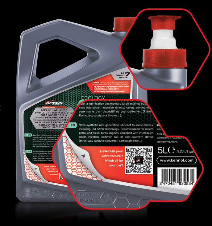 ECOLOGY C3 5W40 HUILE MOTEUR 100% SYNTHÈSE 5L