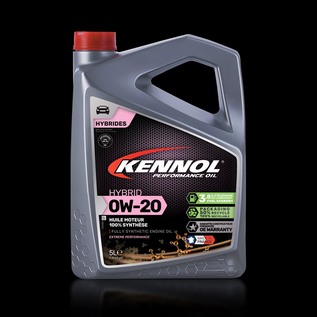 HYBRID 0W20  HUILE MOTEUR 100% SYNTHÈSE 5L
