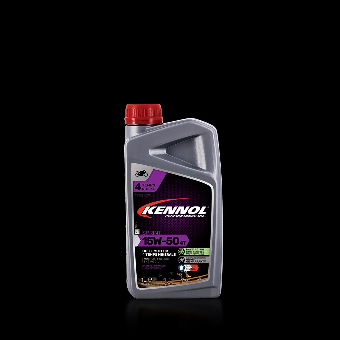 SPRINT 15W50 4T  HUILE MOTEUR MINÉRALE 1L