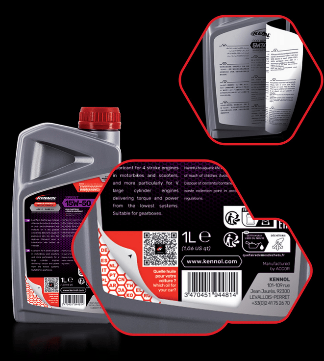 SPRINT 15W50 4T  HUILE MOTEUR MINÉRALE 1L