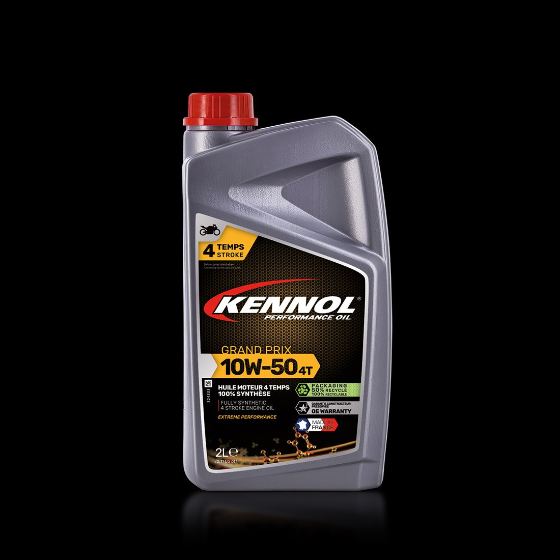 GRAND PRIX 10W50 4T HUILE MOTEUR 100% SYNTHÈSE 1L