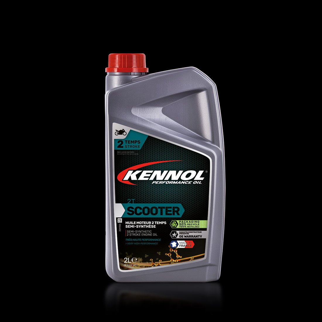 SCOOTER 2T HUILE MOTEUR SEMI-SYNTHÉTIQUE 2L