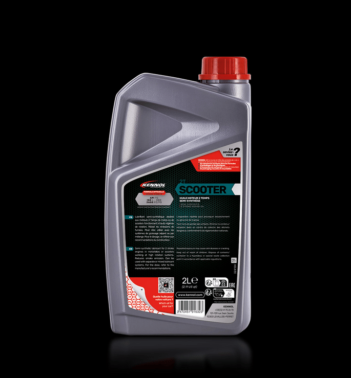 SCOOTER 2T HUILE MOTEUR SEMI-SYNTHÉTIQUE 2L