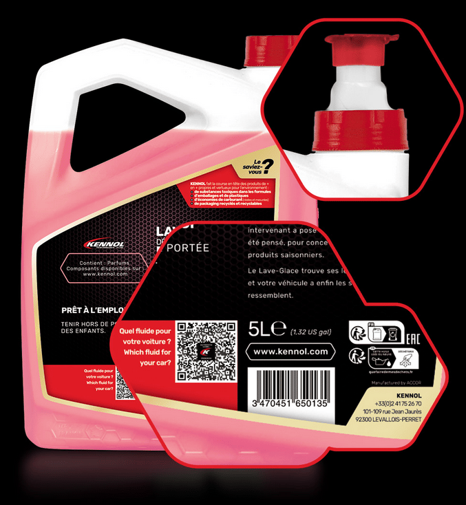 LAVE-GLACE ÉTÉ DÉMOUSTIQUEUR MACARON VANILLE/FRAISE 5L