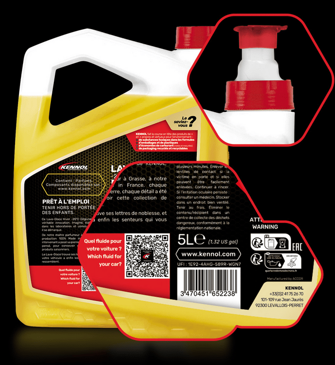 LAVE-GLACE -20°C DÉGIVRANT COCKTAIL PÉTILLANT 5L